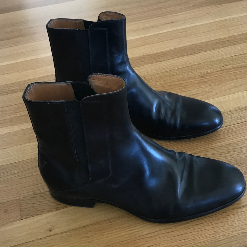 Leather Chelsea boots